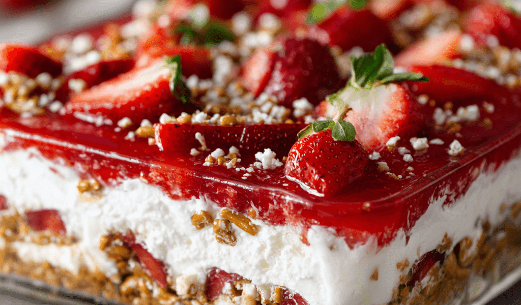 Strawberry Pretzel Salad
