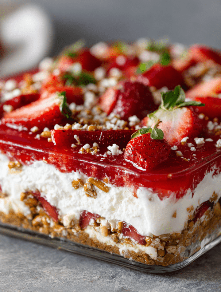 Strawberry Pretzel Salad
