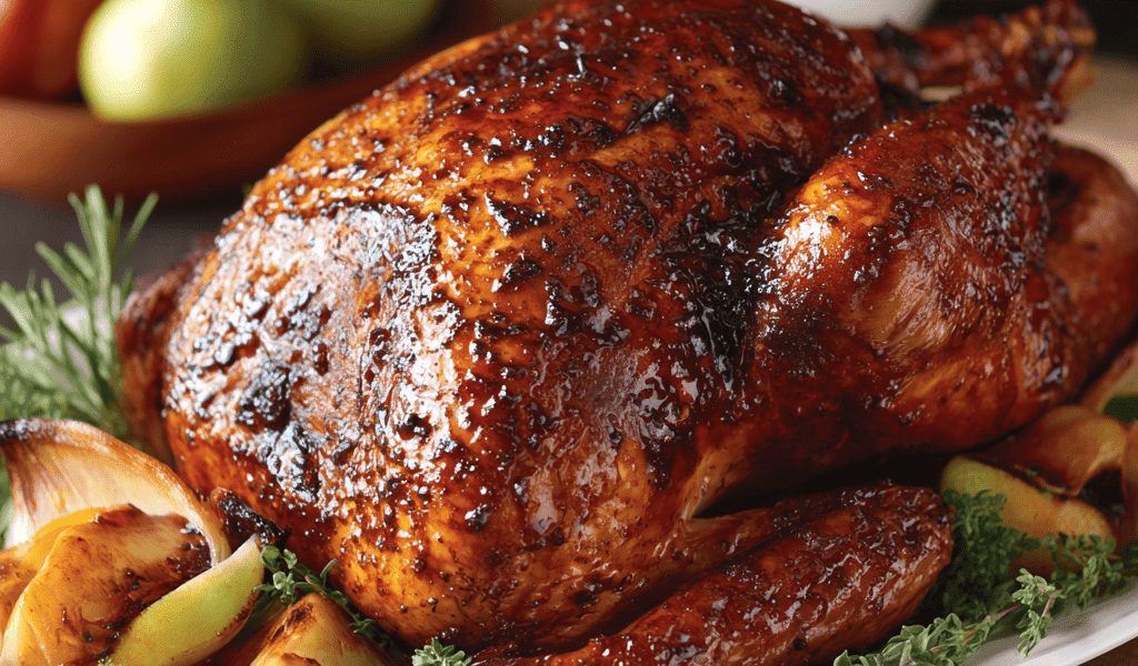 Cola-Glazed Smoked Turkey