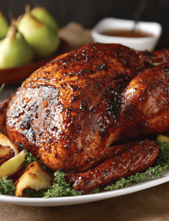 Cola-Glazed Smoked Turkey