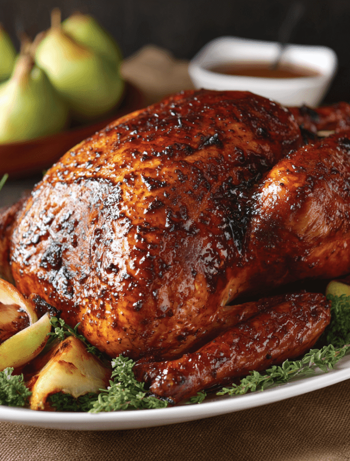 Cola-Glazed Smoked Turkey