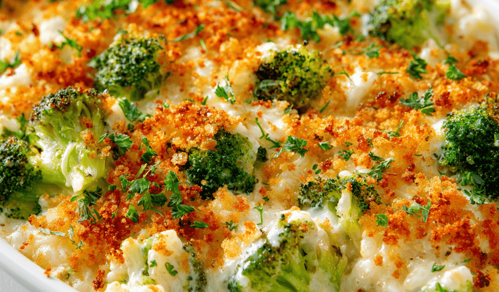 Creamy Broccoli Rice Casserole