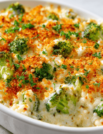 Creamy Broccoli Rice Casserole