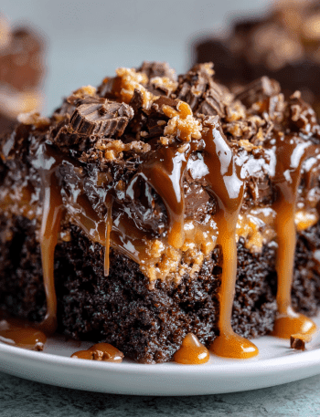 Chocolate Caramel Dump Cake