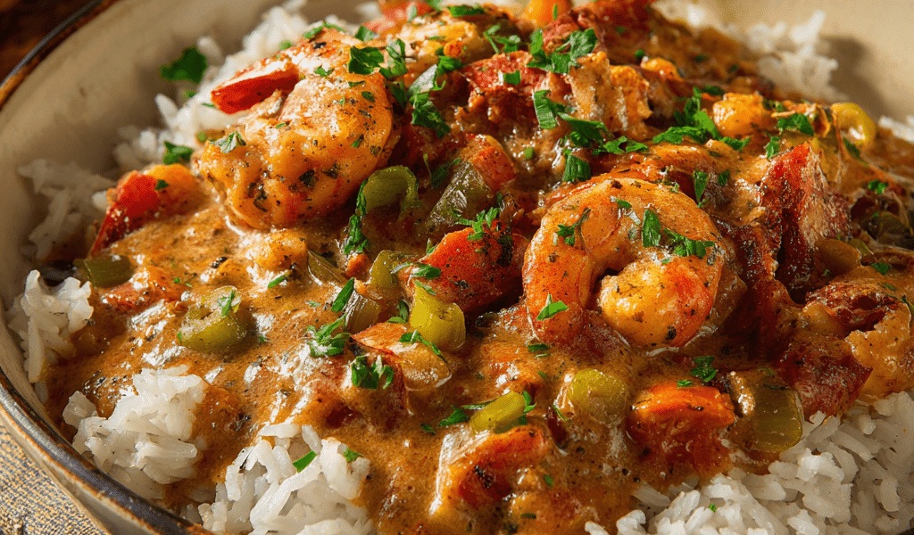 Authentic Crawfish Étouffée