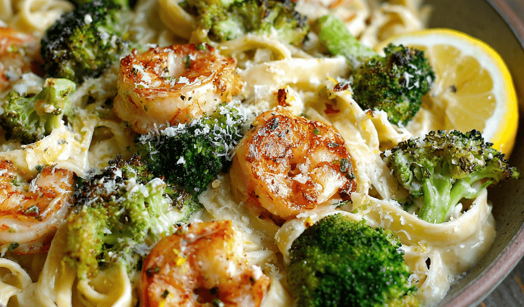 Garlic Butter Shrimp Alfredo