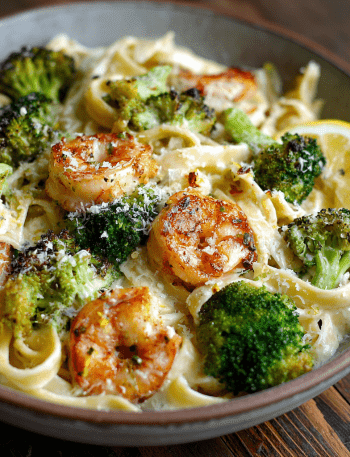 Garlic Butter Shrimp Alfredo