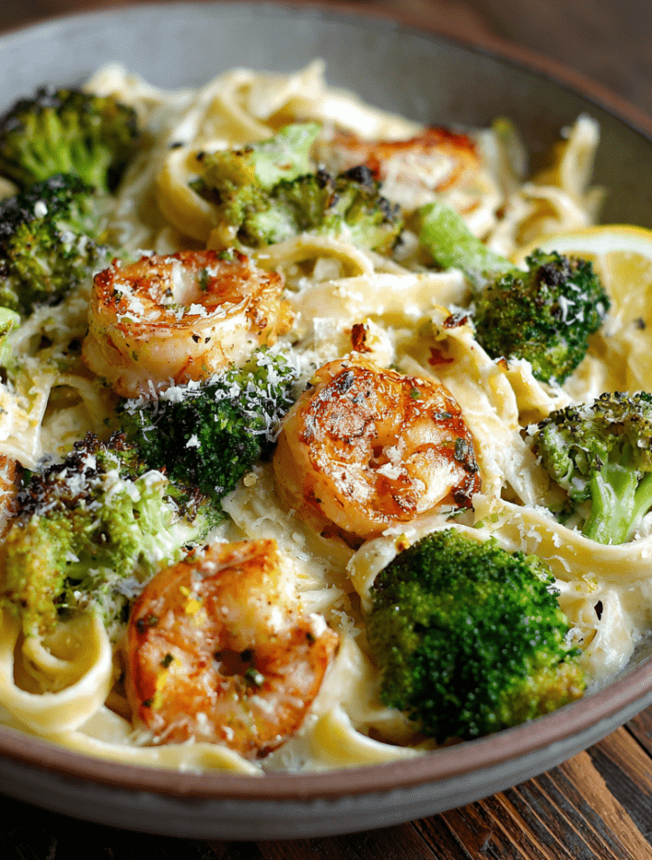 Garlic Butter Shrimp Alfredo