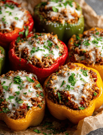 Slow Cooker Stuffed Bell Peppers