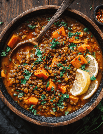 Lentil & Sweet Potato Stew