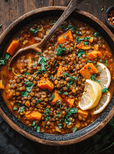 Lentil & Sweet Potato Stew