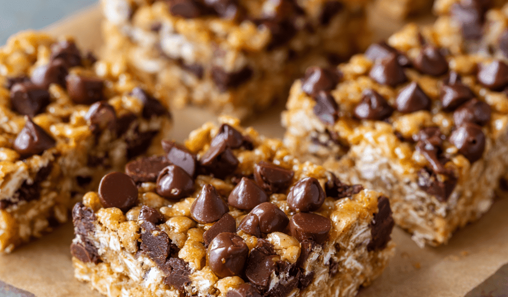Chocolate Chip Cookie Granola Bars