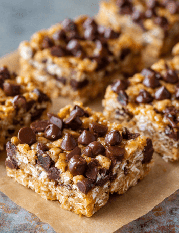 Chocolate Chip Cookie Granola Bars