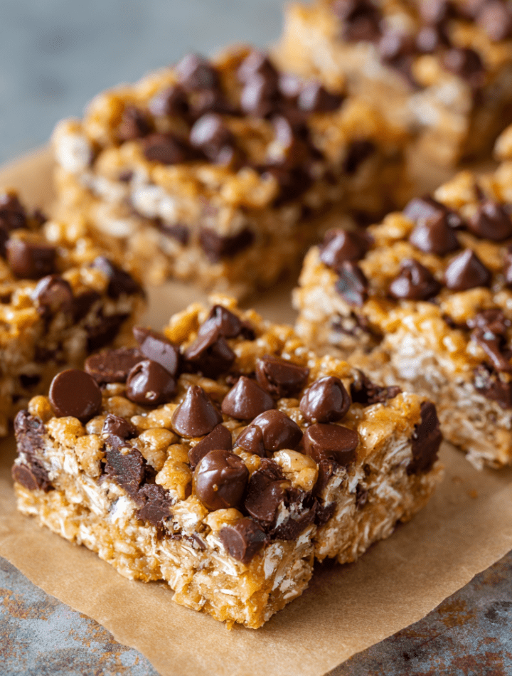 Chocolate Chip Cookie Granola Bars