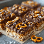 Salted Caramel Pretzel Bars