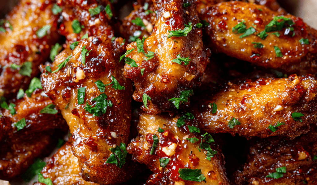 Honey Hot Garlic Wings