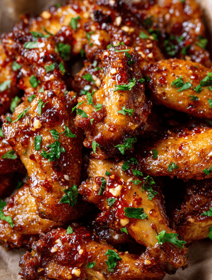 Honey Hot Garlic Wings