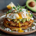 Viral Loaded Hash Browns with Avocado