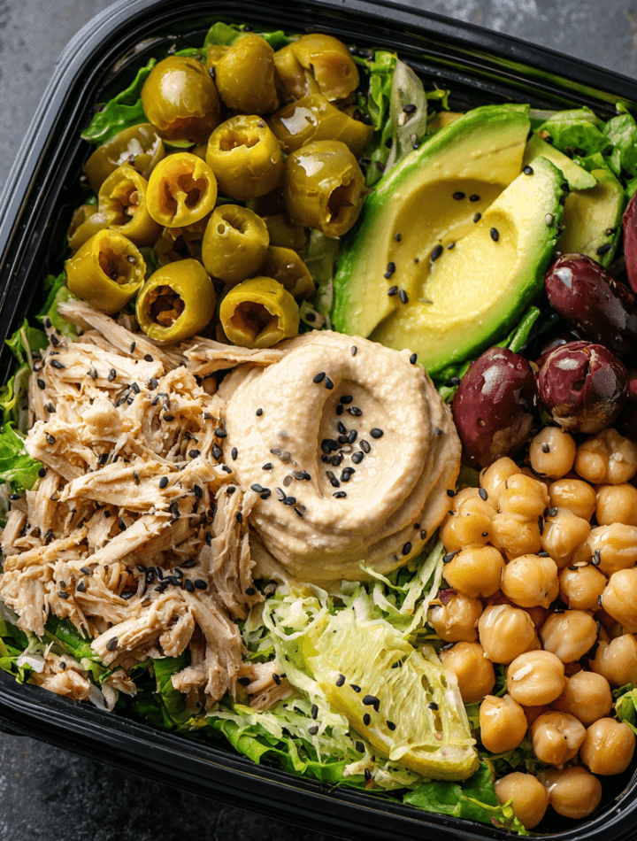 High-Protein Tuna Chickpea Meal Prep Bowls