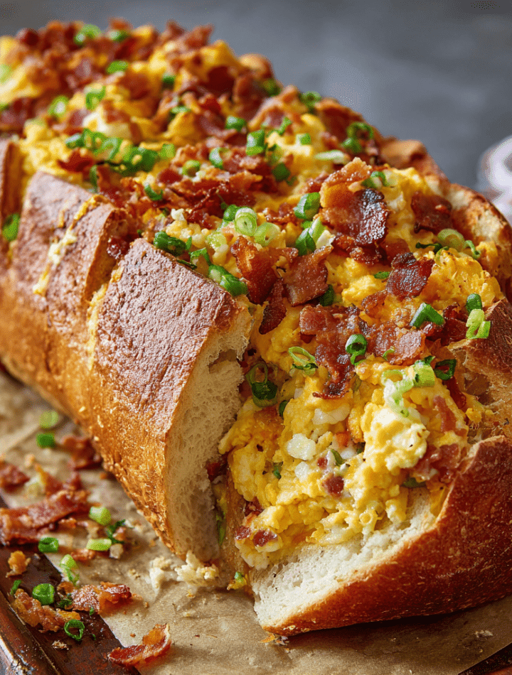 Stuffed Breakfast Loaf