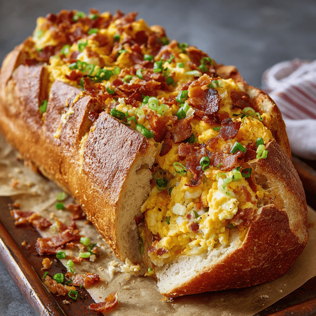 Stuffed Breakfast Loaf