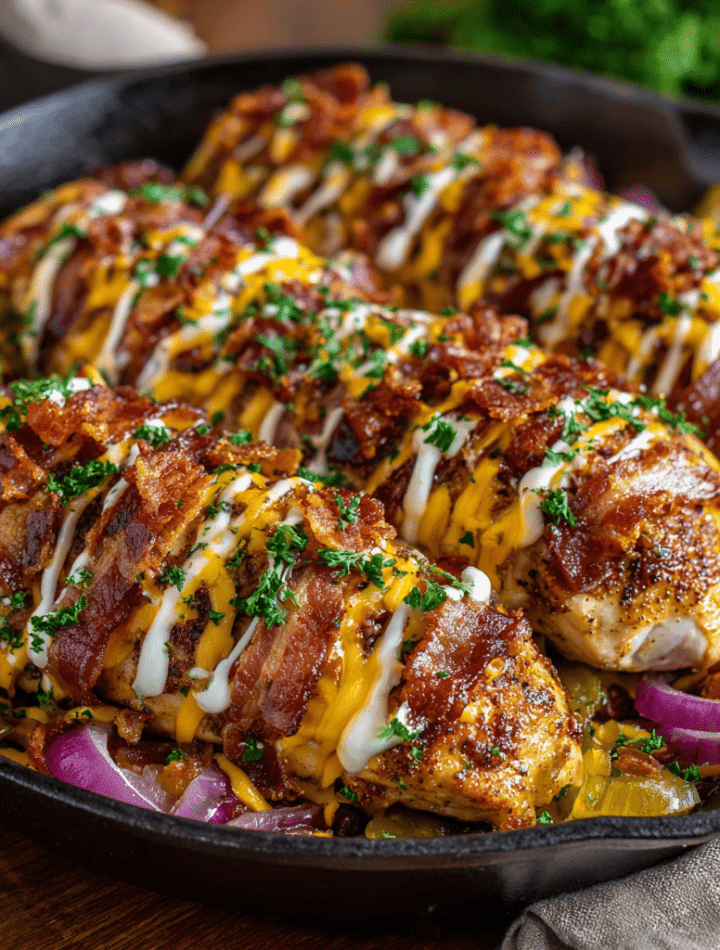 Bacon Cheeseburger Chicken