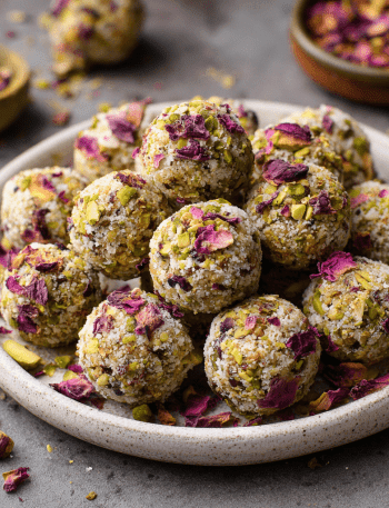 Rose & Pistachio Bliss Balls