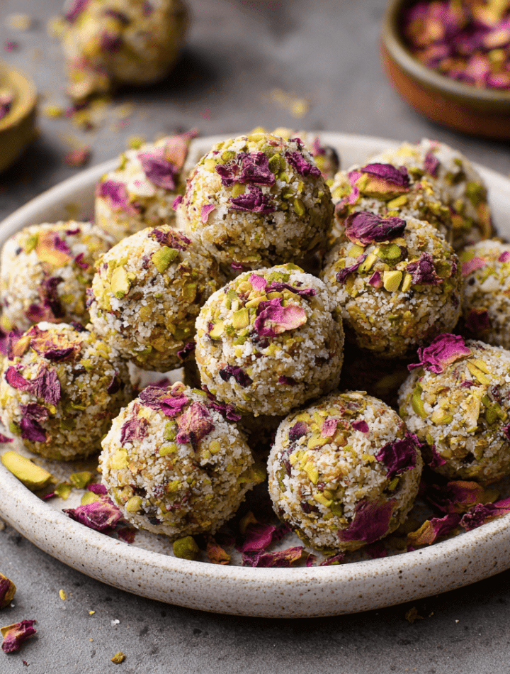 Rose & Pistachio Bliss Balls