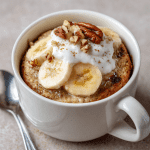 Cottage Cheese Banana Bread Mug Cake