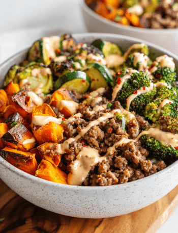 Ground Beef & Sweet Potato Bowl