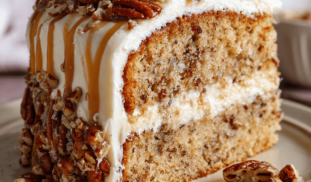 Homemade Butter Pecan Cake