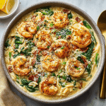 Baked Orzo Mac and Cheese