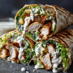 Cajun Chicken Caesar Wraps