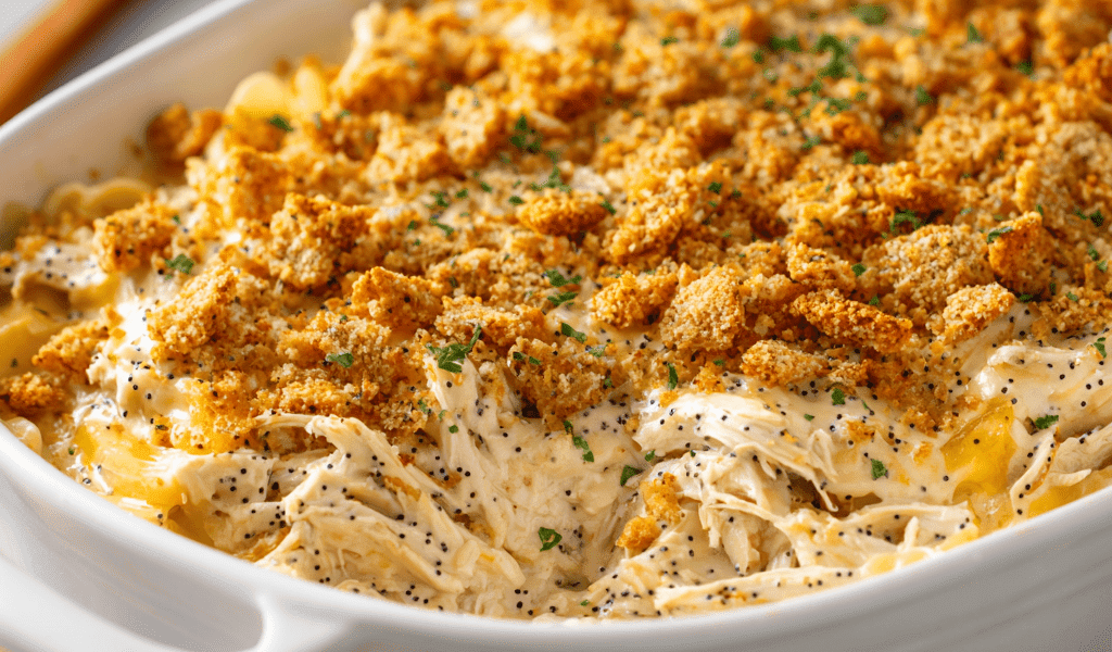 Creamy Poppy Seed Chicken Casserole