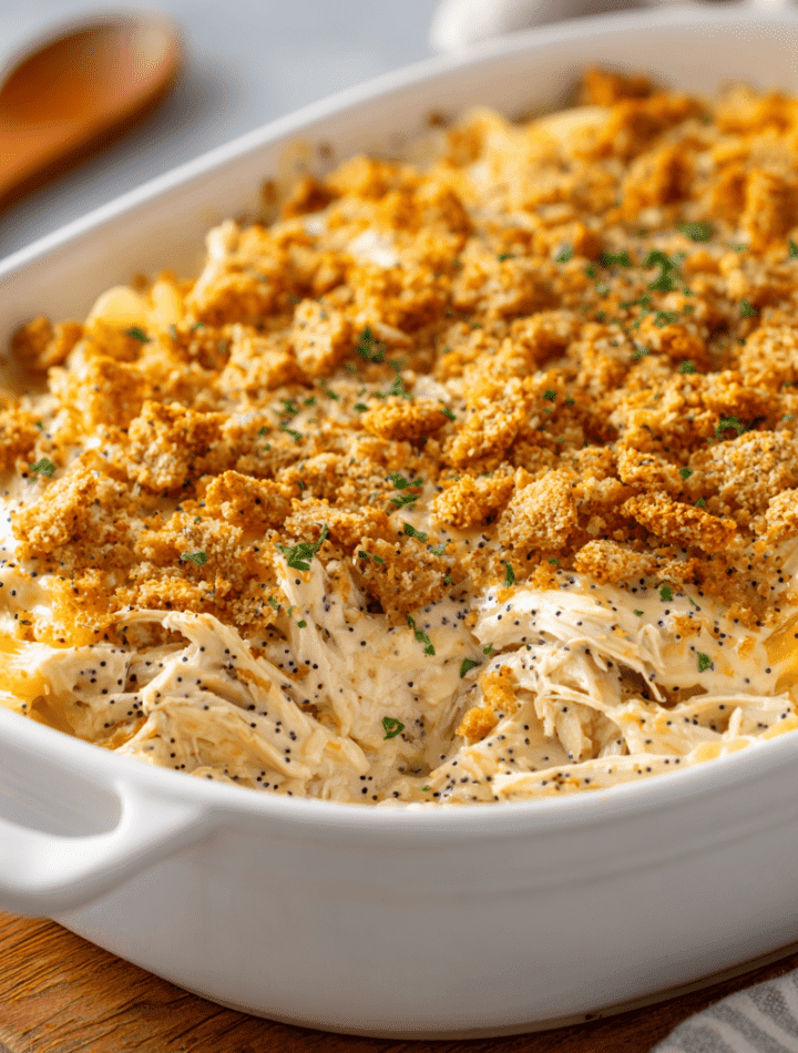 Creamy Poppy Seed Chicken Casserole