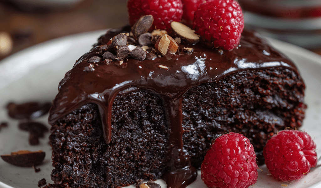 Egg‑Free Low‑Carb Chocolate “Crazy” Cake