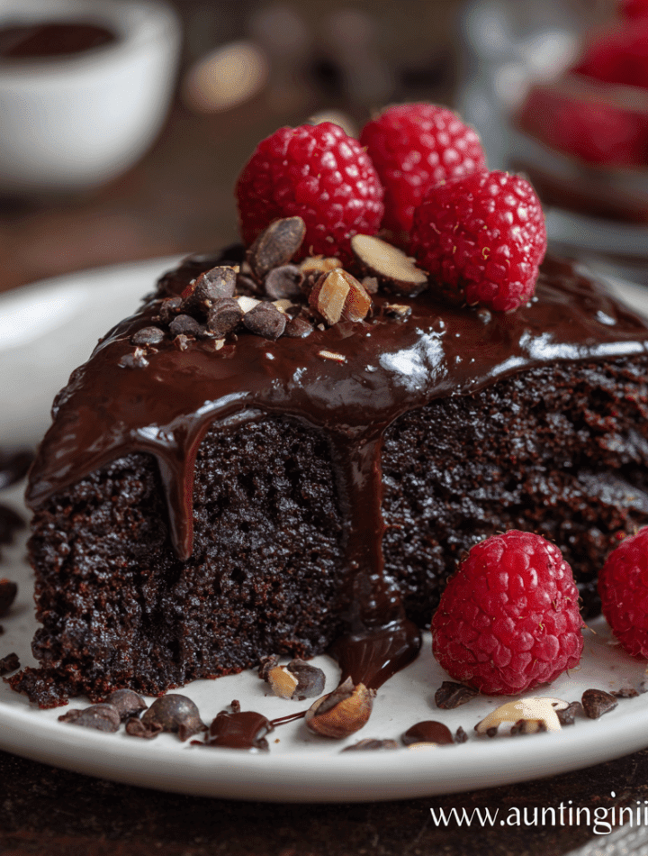 Egg‑Free Low‑Carb Chocolate “Crazy” Cake