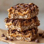 Peanut Butter Cup Granola Bars