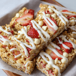 Strawberries & Cream Granola Bars