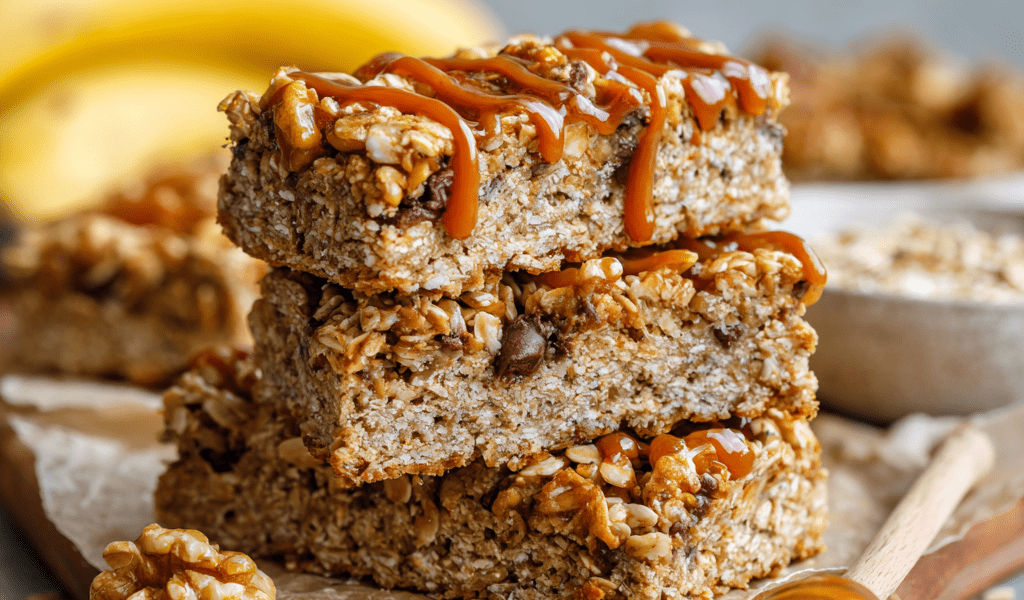 Banana Bread Granola Bars