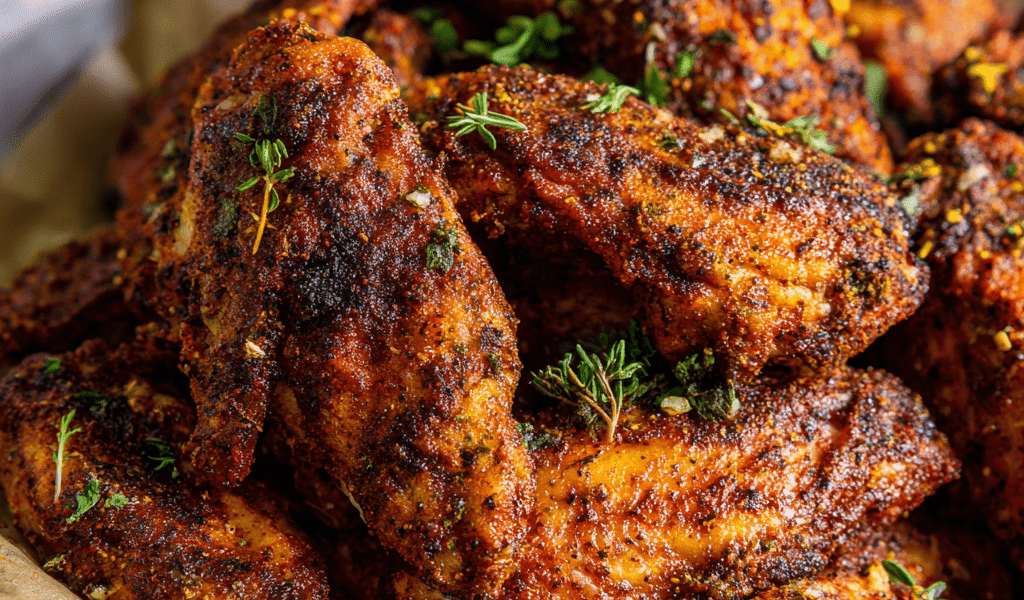 Smoked Cajun Dry Rub Wings