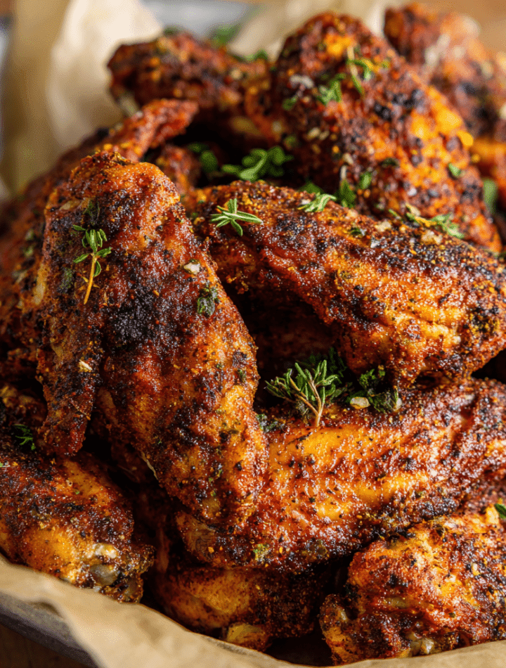 Smoked Cajun Dry Rub Wings