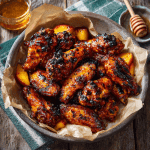 Hot Honey Peach Wings