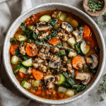 Ground Turkey Mushroom Soup