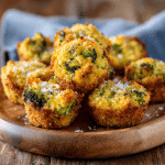 Air Fryer Broccoli Casserole Bites