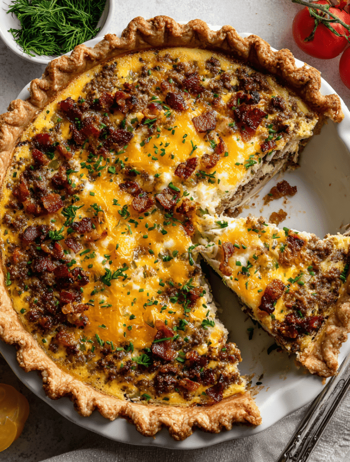 Cheeseburger Quiche
