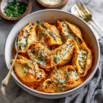 Roasted Red Pepper & Ricotta Stuffed Shells