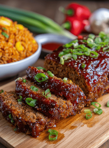 Korean BBQ Glazed Meatloaf