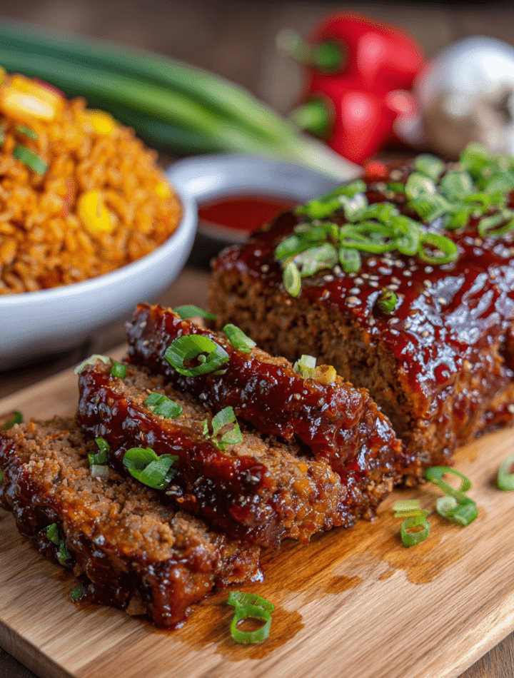 Korean BBQ Glazed Meatloaf