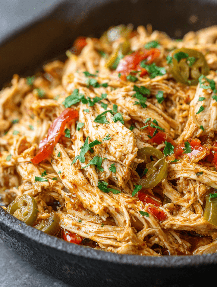 Zesty Mississippi Shredded Chicken